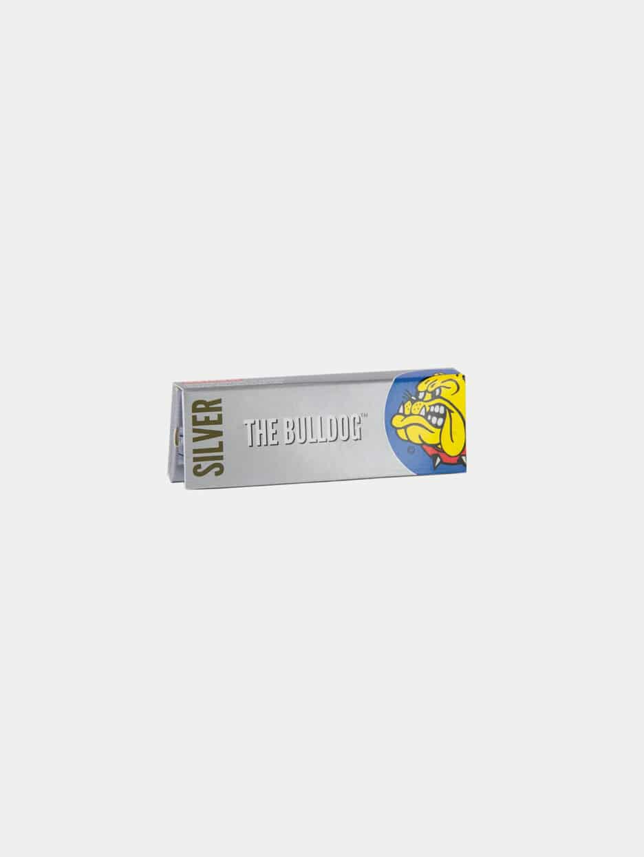 The Bulldog 1 1/4 Silver papieriky na balenie + filtre