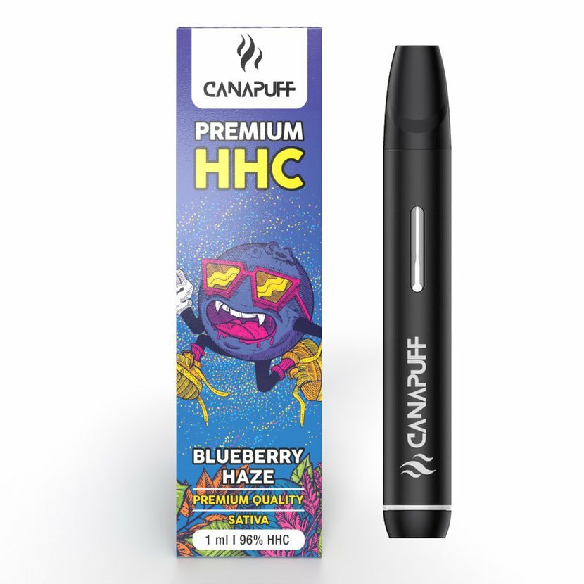 CanaPuff BLUEBERRY HAZE 96 % HHC - Wegwerp vape pen, 1 ml
