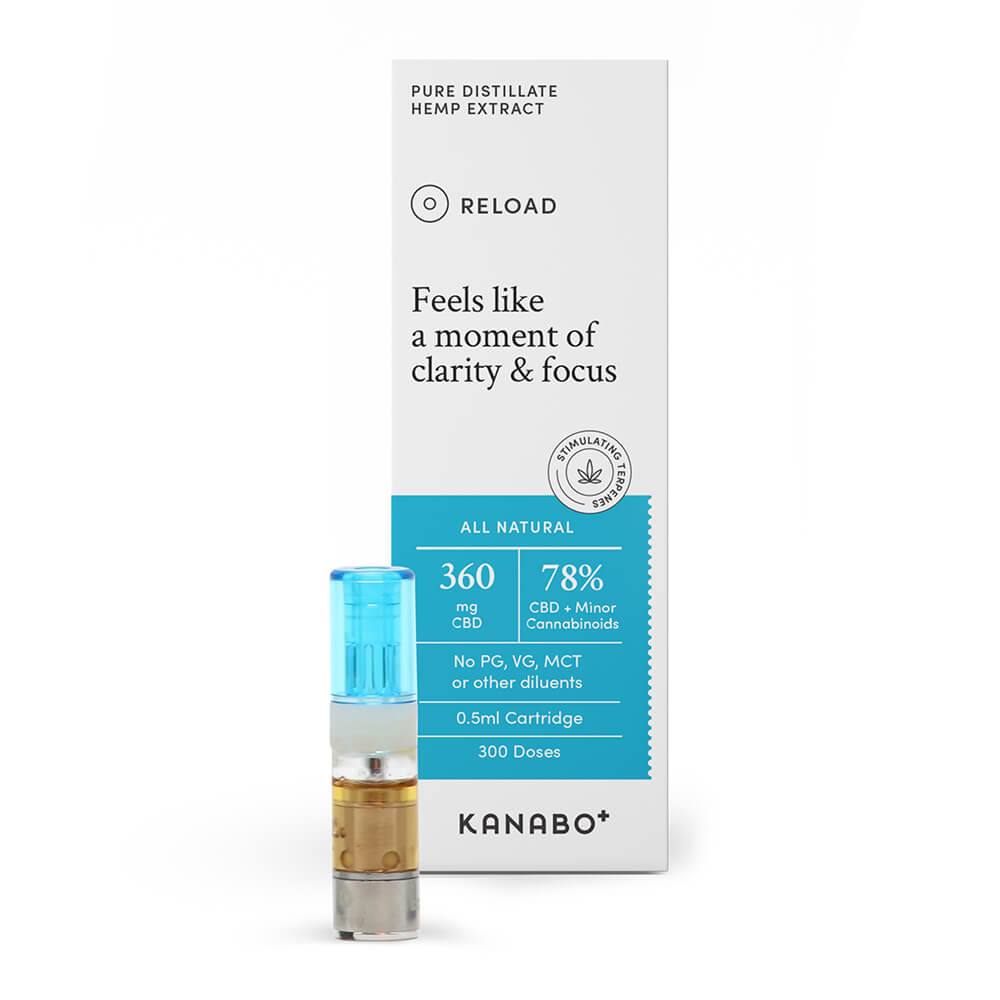 Kanabo Herladen 78% CBD + kleine cannabinoiden - CCELL patroon, 0,5 ml
