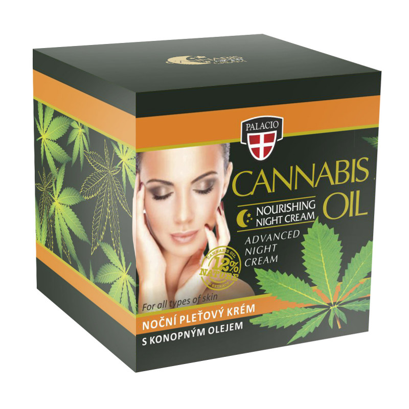 Palacio CANNABIS Nočný pleťový krém, 50 ml
