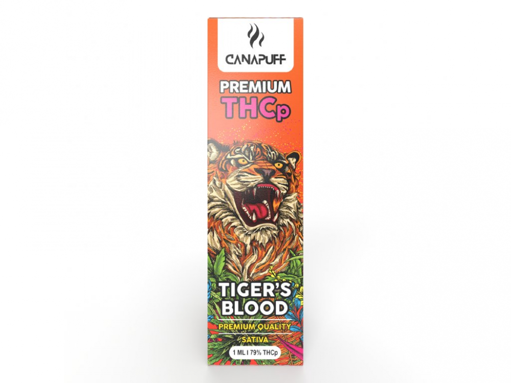 CanaPuff TIJGERBLOED 79% THCp - Wegwerp, 1 ml