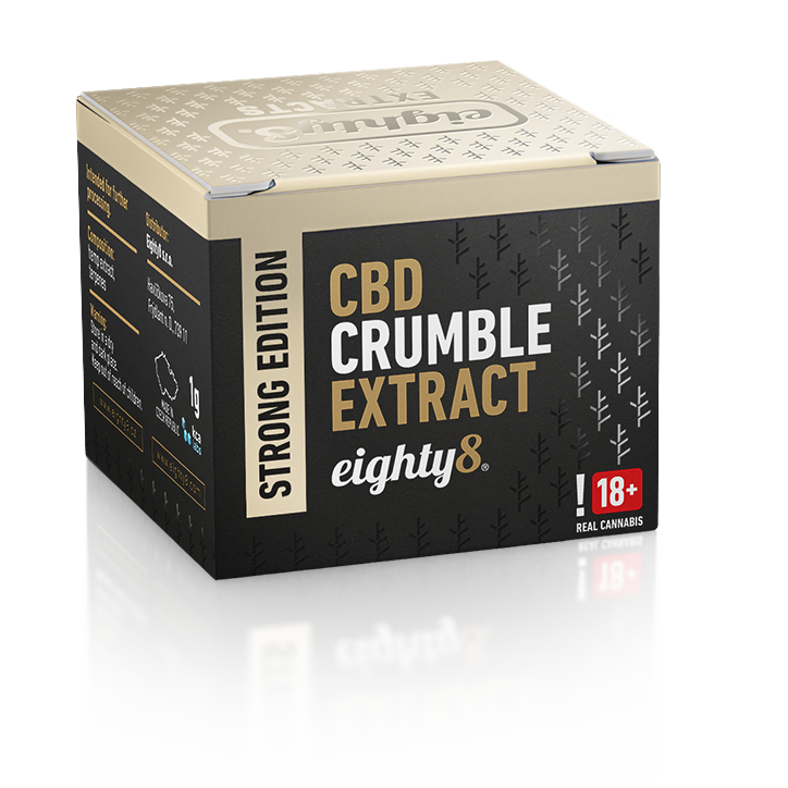 Eighty8 Crumble Extract 85 % CBD, 1 g