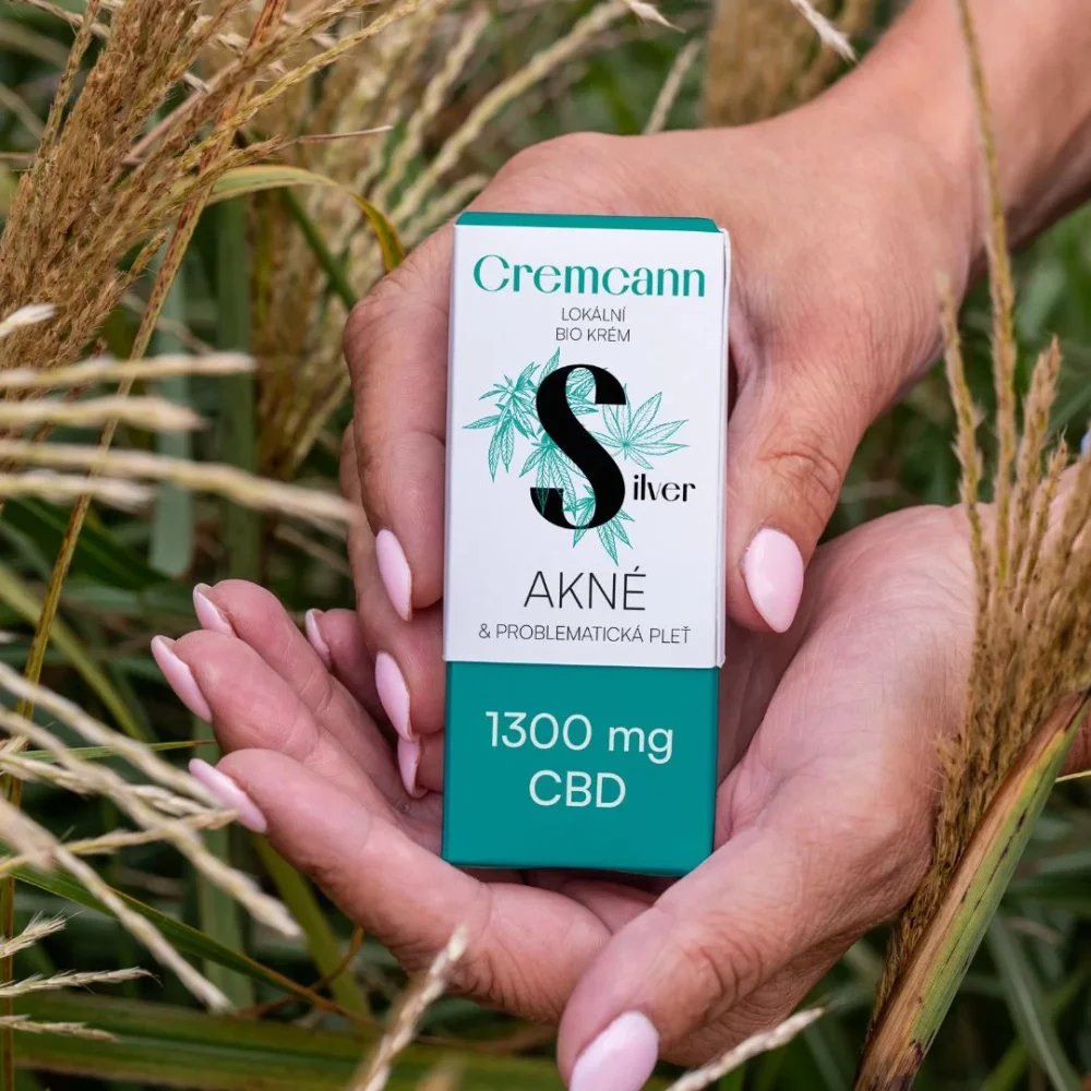 Annabis Cremcann Silver lokálny BIO krém na problematickú pleť, 1300 mg CBD, 30 ml