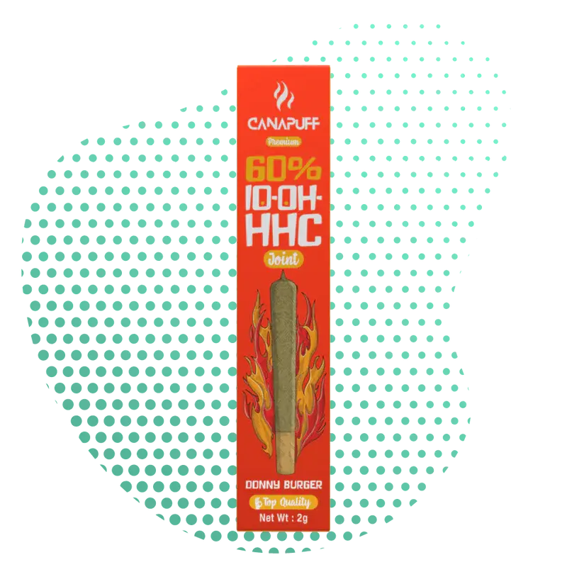 CanaPuff 10-OH-HHC Voorgedraaide Donny Burger, 10-OH-HHC 60%, 2 g