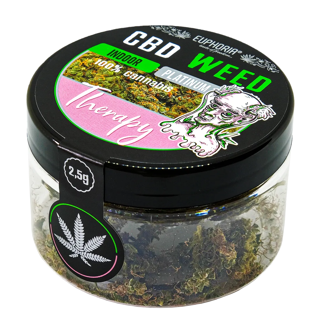 Euphoria CBD Weed Platinum Therapy, 2,5 g
