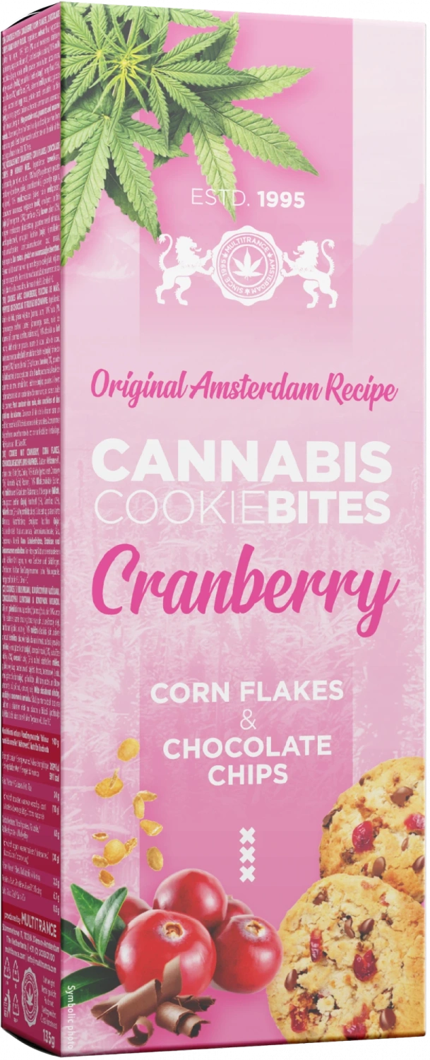 Cannabis Cranberry Koekjes, 135 g