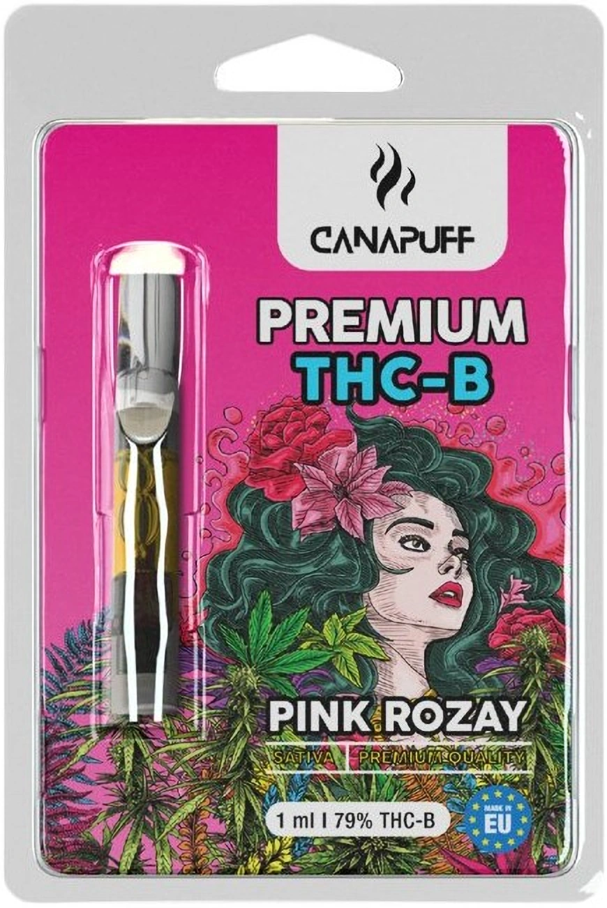 CanaPuff THCB-patroon Pink Rozay, THCB 79%, 1 ml