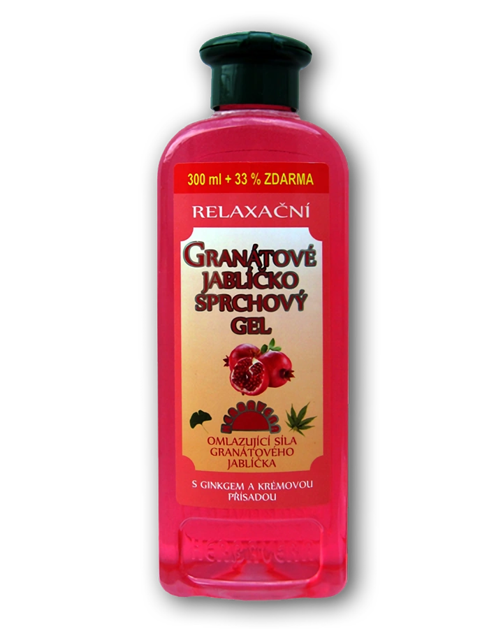 Herbavera sprchový gel Granátové jablíčko 400 ml relaxační