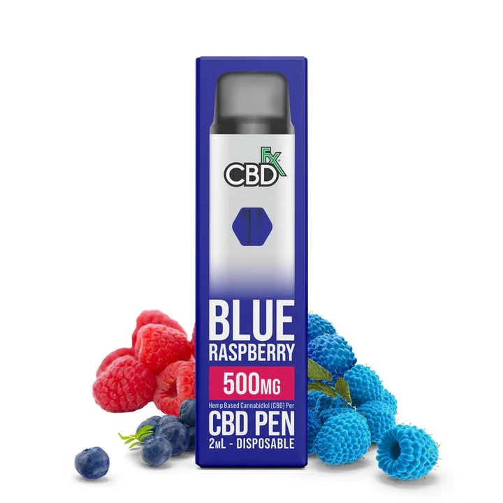 CBDfx Blauwe Framboos CBD Vape-pen 500 mg CBD, 2 ml