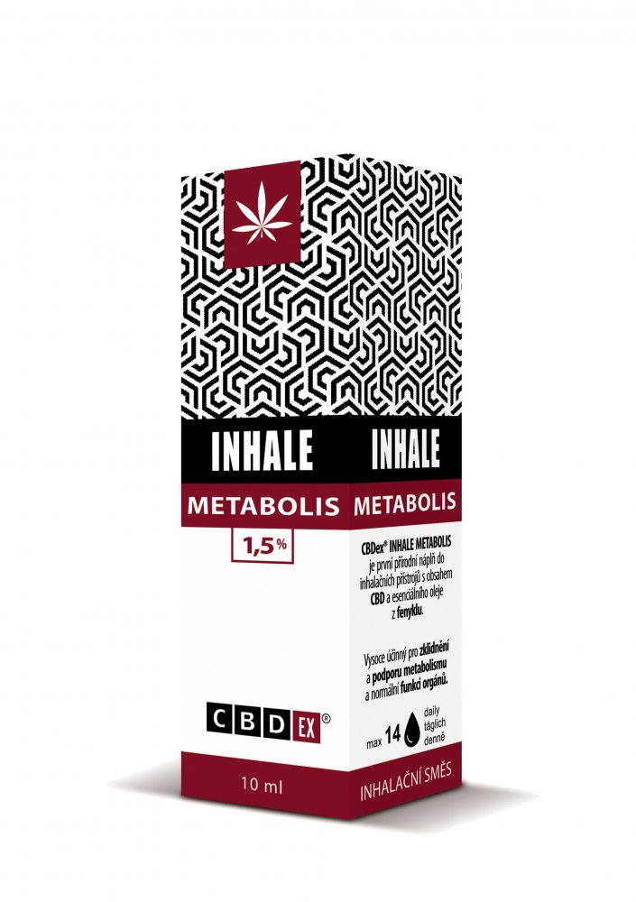 CBDex Inhaleer METABOLIS 1,5%, 10 ml