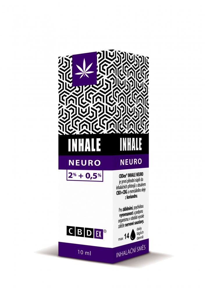 CBDex Inhaleer NEURO 2% + 0,5%, 10 ml