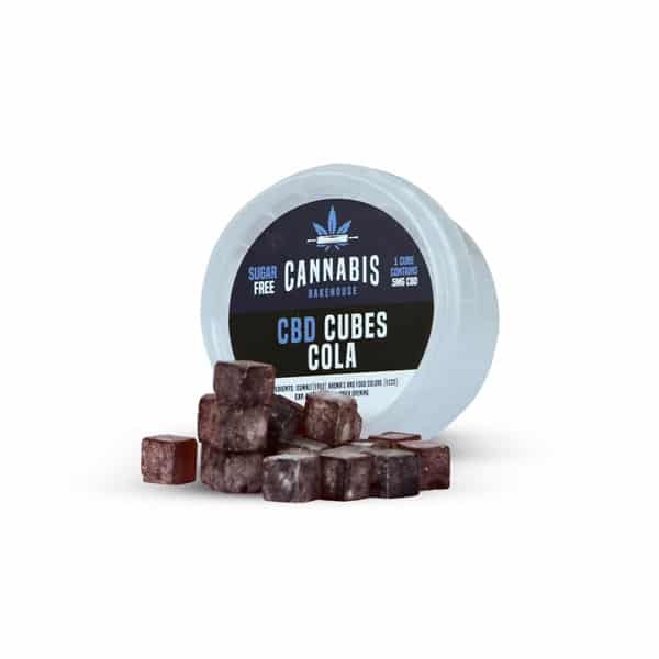 Cannabis Bakehouse CBD-snoepblokjes - Cola, 22 stuks x 5 mg CBD, 30 g