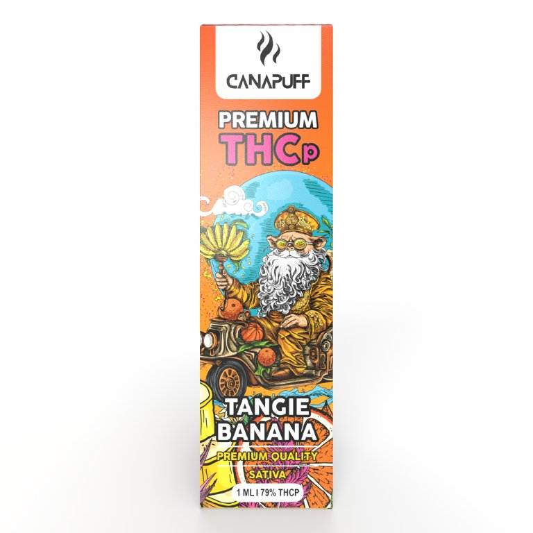 CanaPuff Tangie Banaan 79 % THCp - Wegwerpvape-pen, 1 ml