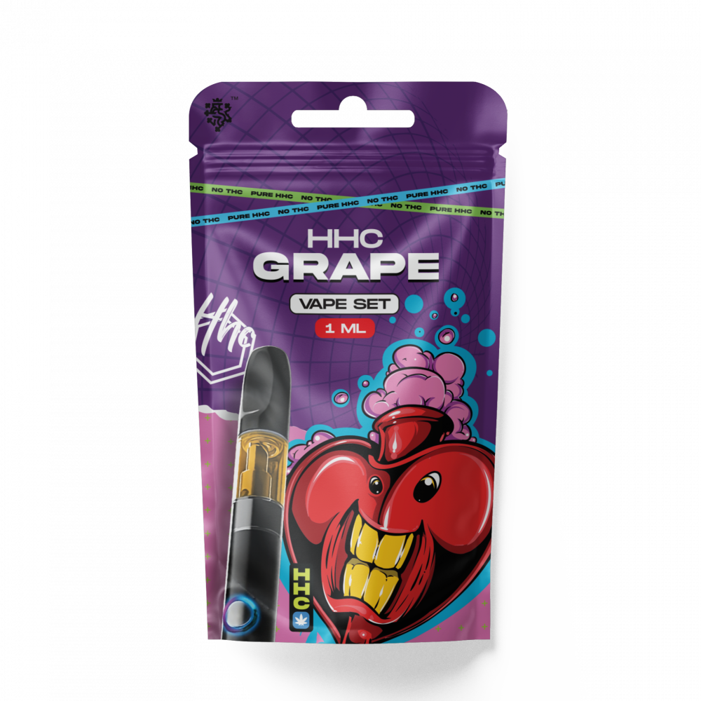 Czech CBD HHC Set Batterij + Patroon Druif, 94 %, 1 ml