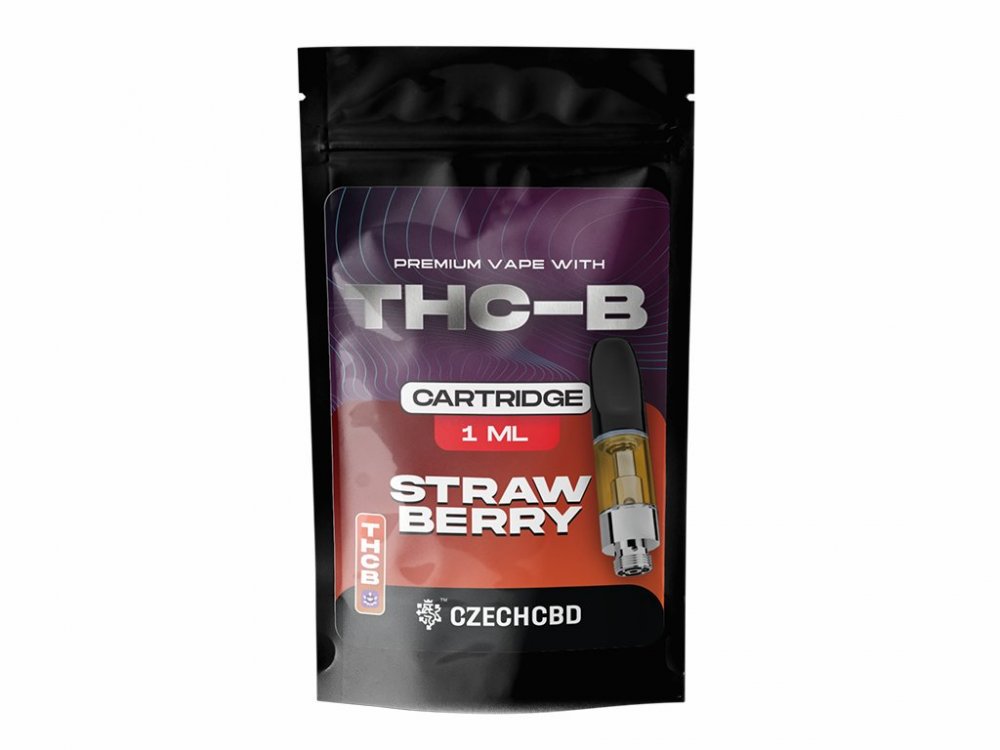 Czech CBD THCB Patroon Aardbei, THCB 15 %, 1 ml