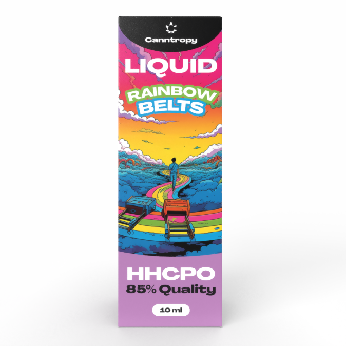 Canntropy HHCPO vloeibare regenboogbanden, HHCPO 85% kwaliteit, 10 ml