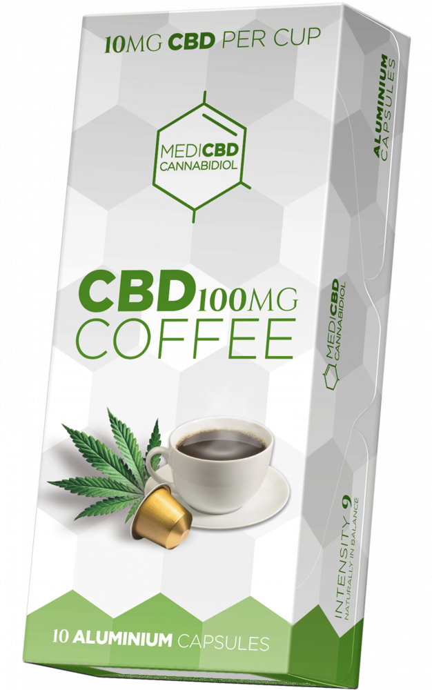 MediCBD Koffie capsules (10 mg CBD) - Doos (10 dozen), 1000 g