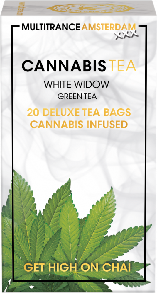 Zelený čaj Cannabis White Widow (20 vrecúšok), 40 g