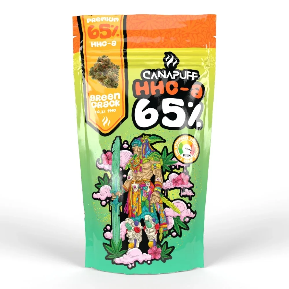 CanaPuff HHCA Bloem Groene Crack, HHCA 65 %, 1 - 5 g