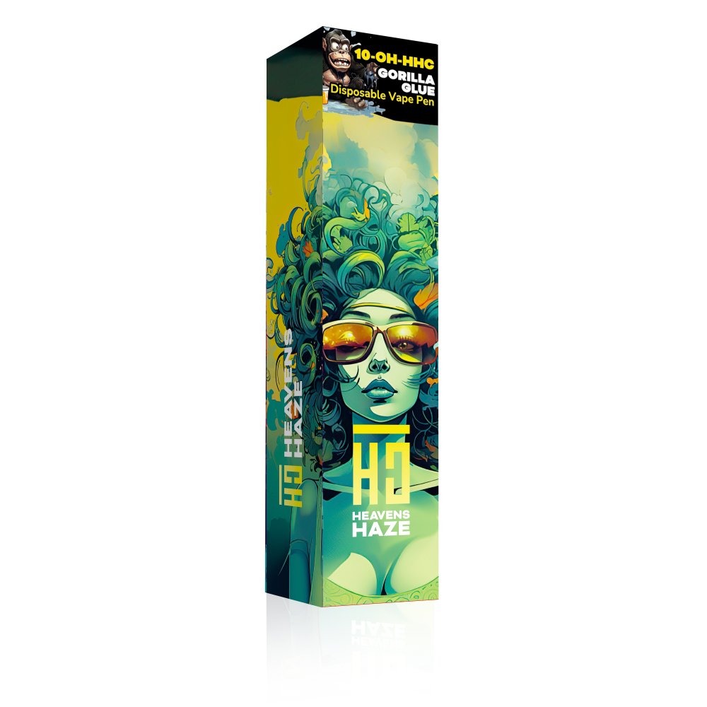 Heavens Haze 10-OH-HHC Wegwerpvape-pen Gorilla-lijm, 1 ml