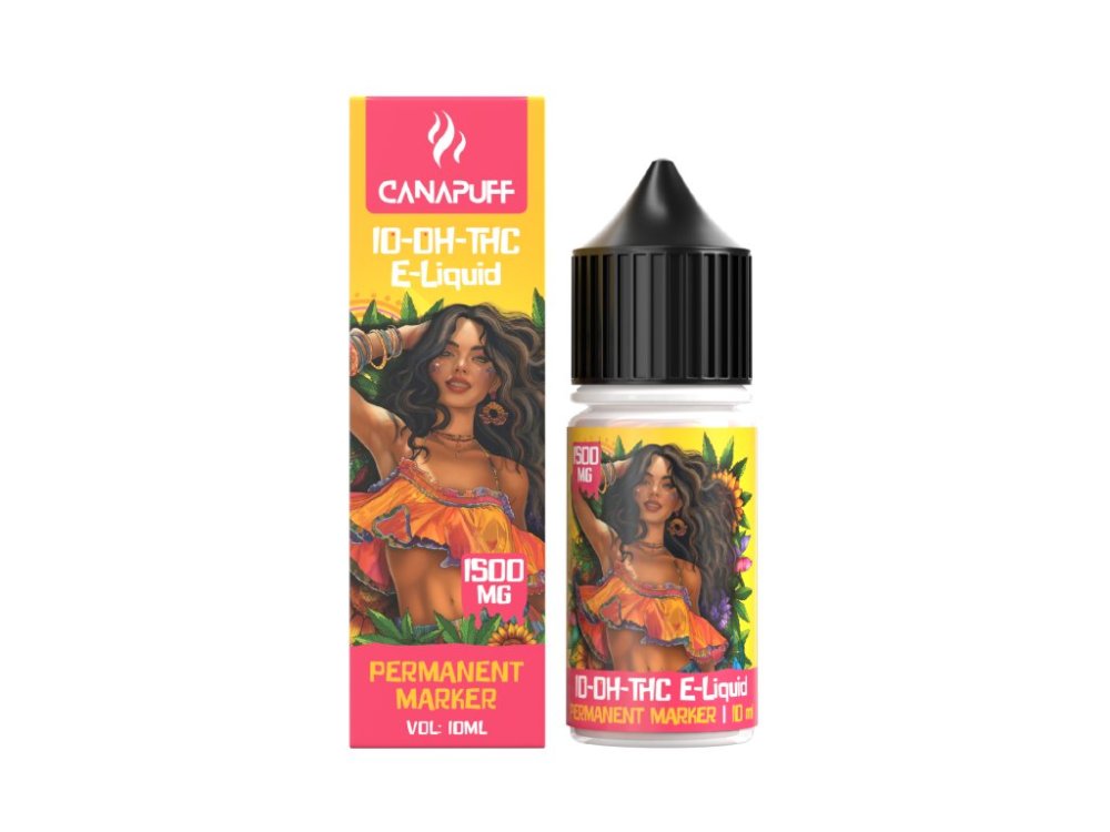 CanaPuff 10-OH-THC vloeibare permanente marker, 1500 mg 10-OH-THC, 10 ml