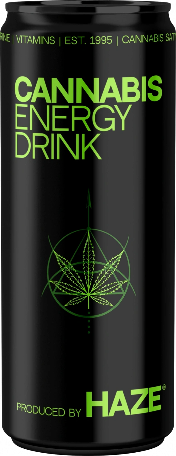 Konopný energetický nápoj HaZe, 250 ml