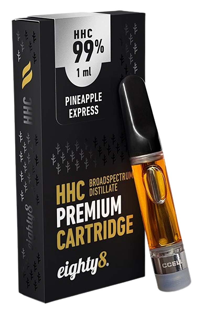 Eighty8 HHC-patroon Ananas Express - 99% HHC, 1 ml