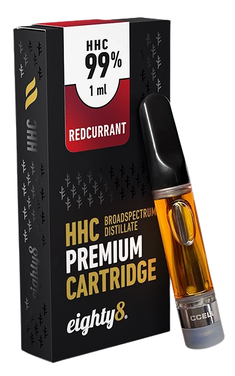 Eighty8 HHC-patroon rode bes - 99% HHC, 1 ml