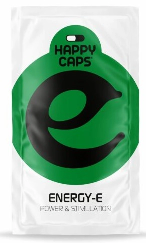 Happy Caps Energy E-energizujúce a povzbudzujúce kapsuly, 4 g
