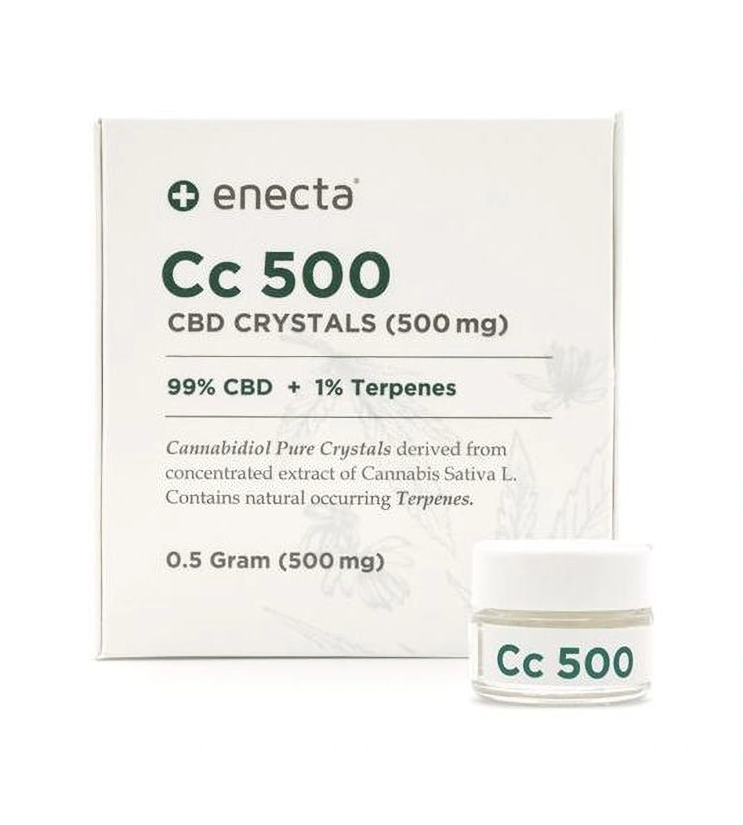 Enecta CBD kristallen (99%), 500 mg