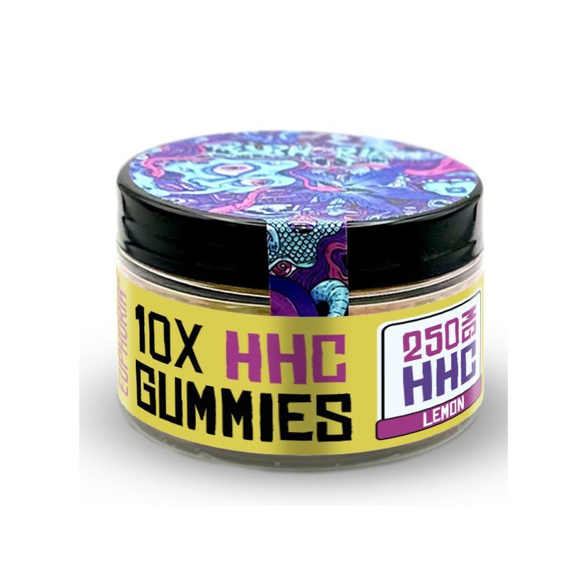 Euphoria HHC Gummies Citroen, 10 x 25 mg, 250 mg