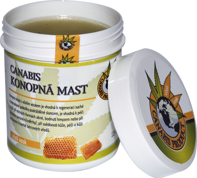Canabis Product Konopná masť s včelím voskom, 25 ml