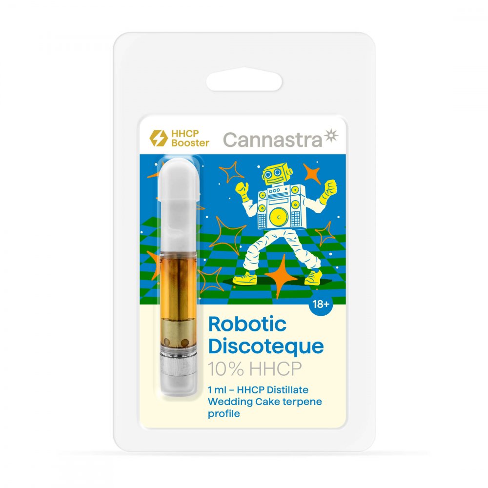 Cannastra HHCP-patroon Robotic Discoteque (Bruidstaart), 10%, 1 ml