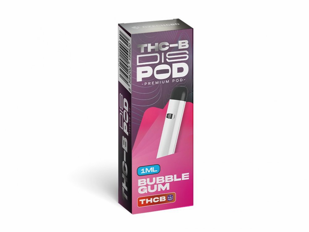 Czech CBD THCB Vape Pen disPOD Kauwgom, 15% THCB, 1 ml