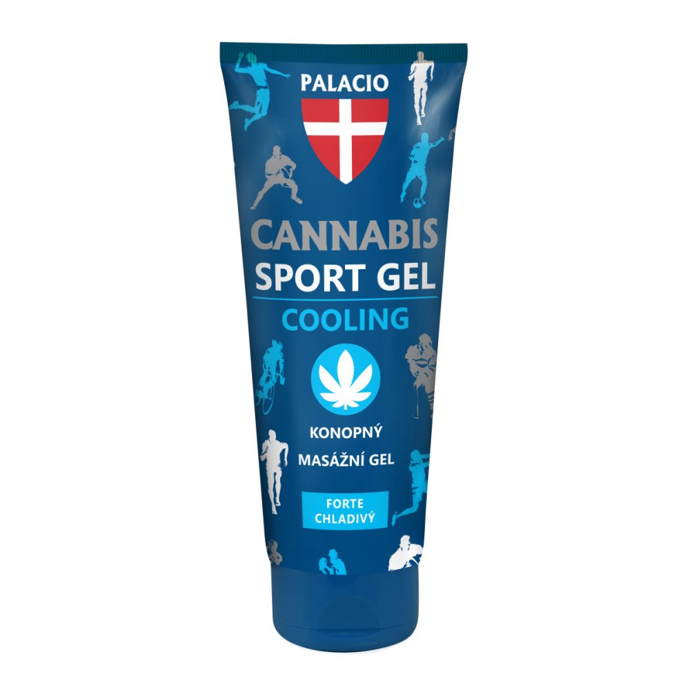PALACIO Konopný športový gél Forte chladivý, 200 ml