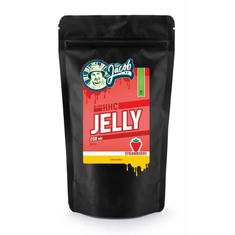 Czech CBD 10-OH-HHC Jelly Erdbeere, 10 Stück x 20 mg, 200 mg 10-OH-HHC