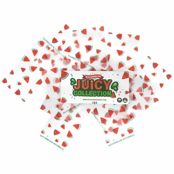 Royal Queen Seeds Potištěné Organické Papírky, 110x54 mm Watermelon