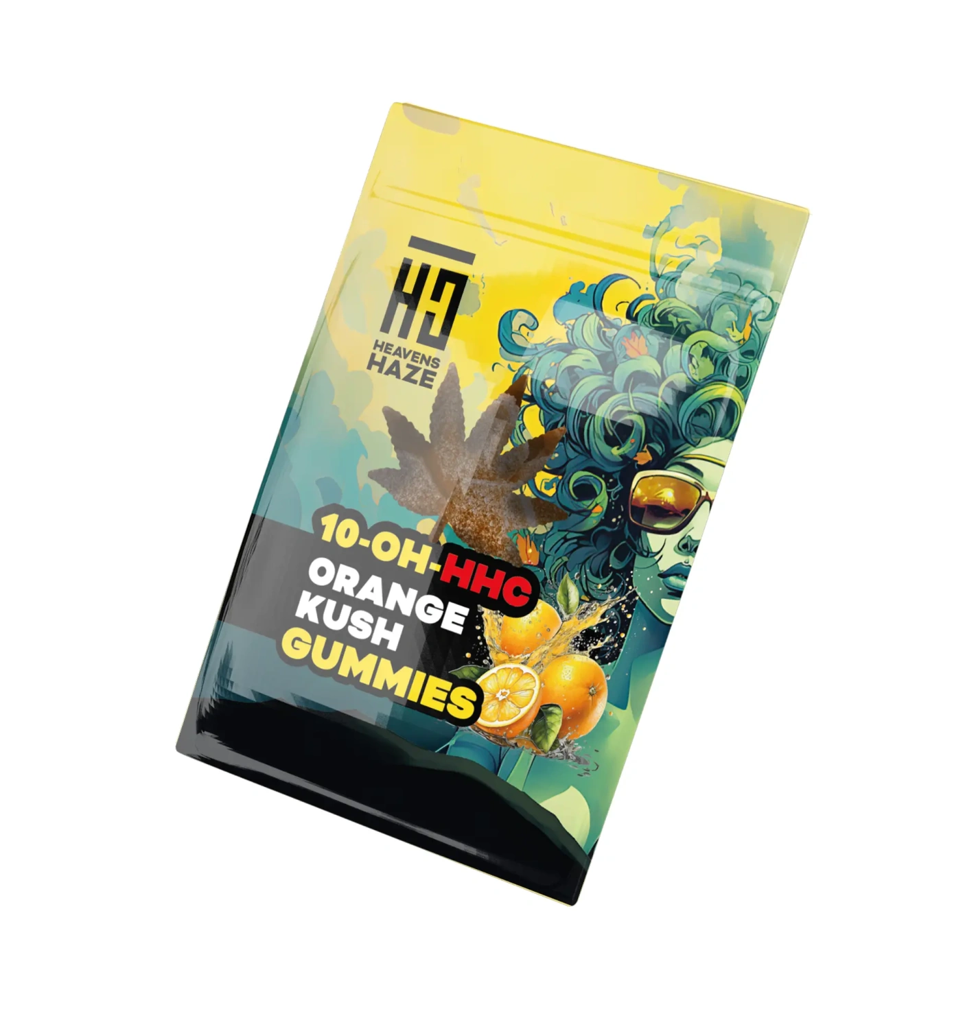 Heavens Haze 10-OH-HHC Gummies Orange Kush, 3 stuks x 40 mg, 120 mg 10-OH-HHC