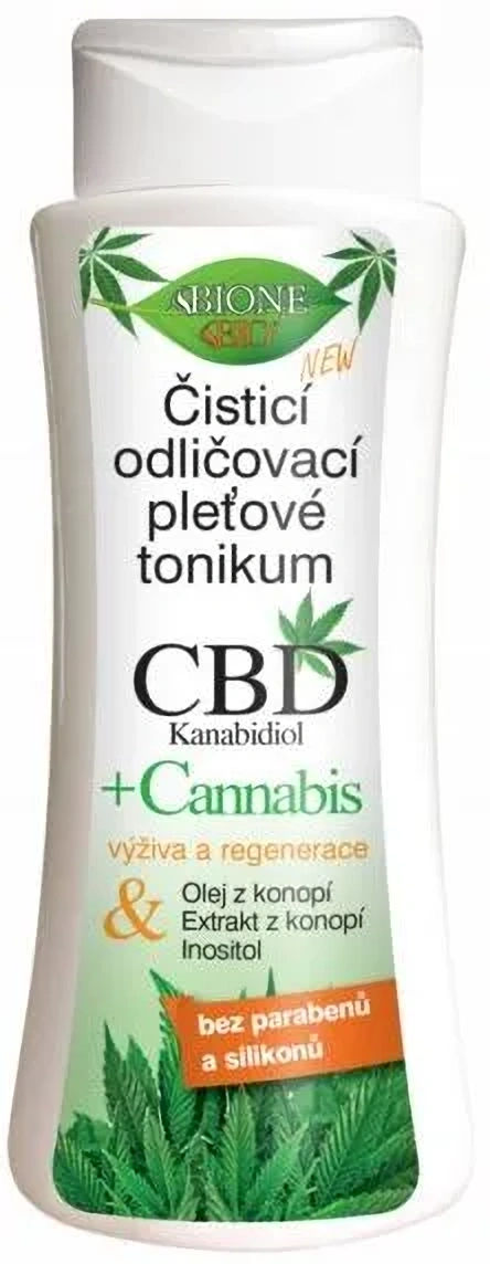 Bione Čistiace pleťové tonikum s CBD, 255 ml