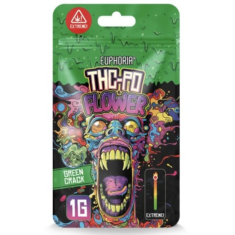 Euphoria THCPO Bloemen Green Crack, THCPO 20 %, 1 g