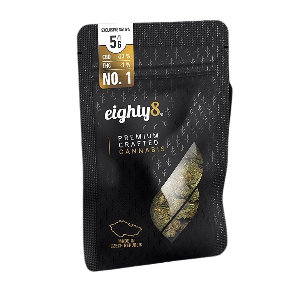Eighty8 CBD-hennep Bloem Nee. 1 - 1 tot 5 gram