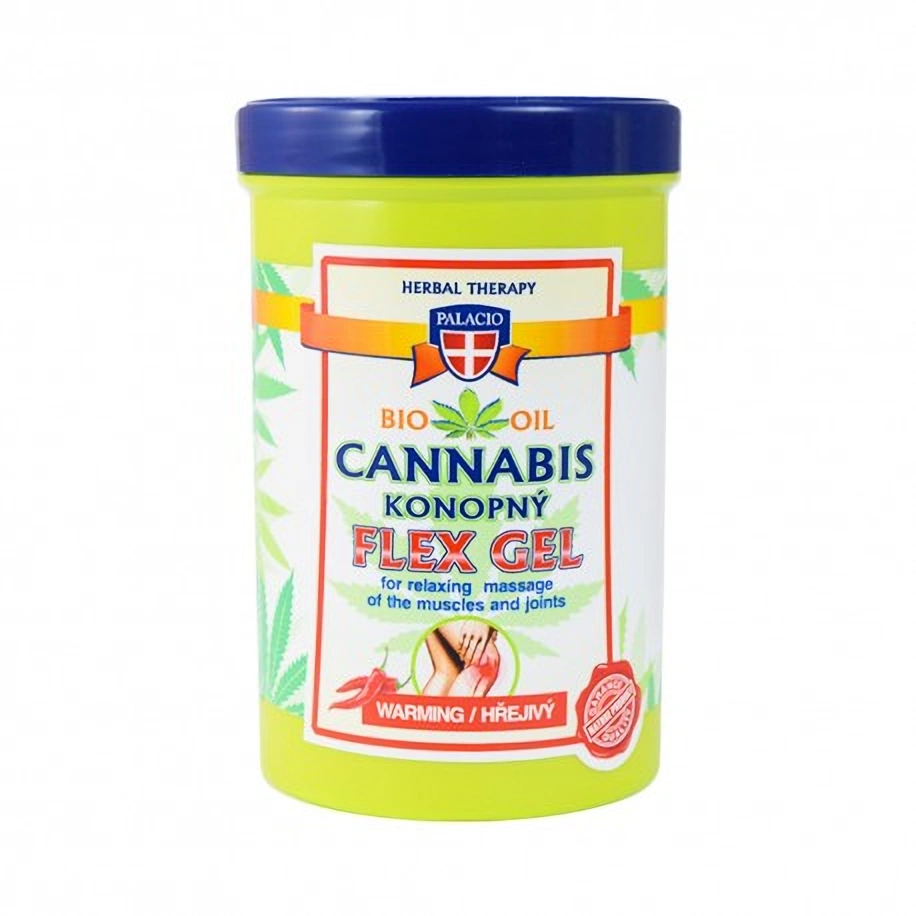 Palacio CANNABIS Massage FLEX Gél teplý, 380 ml