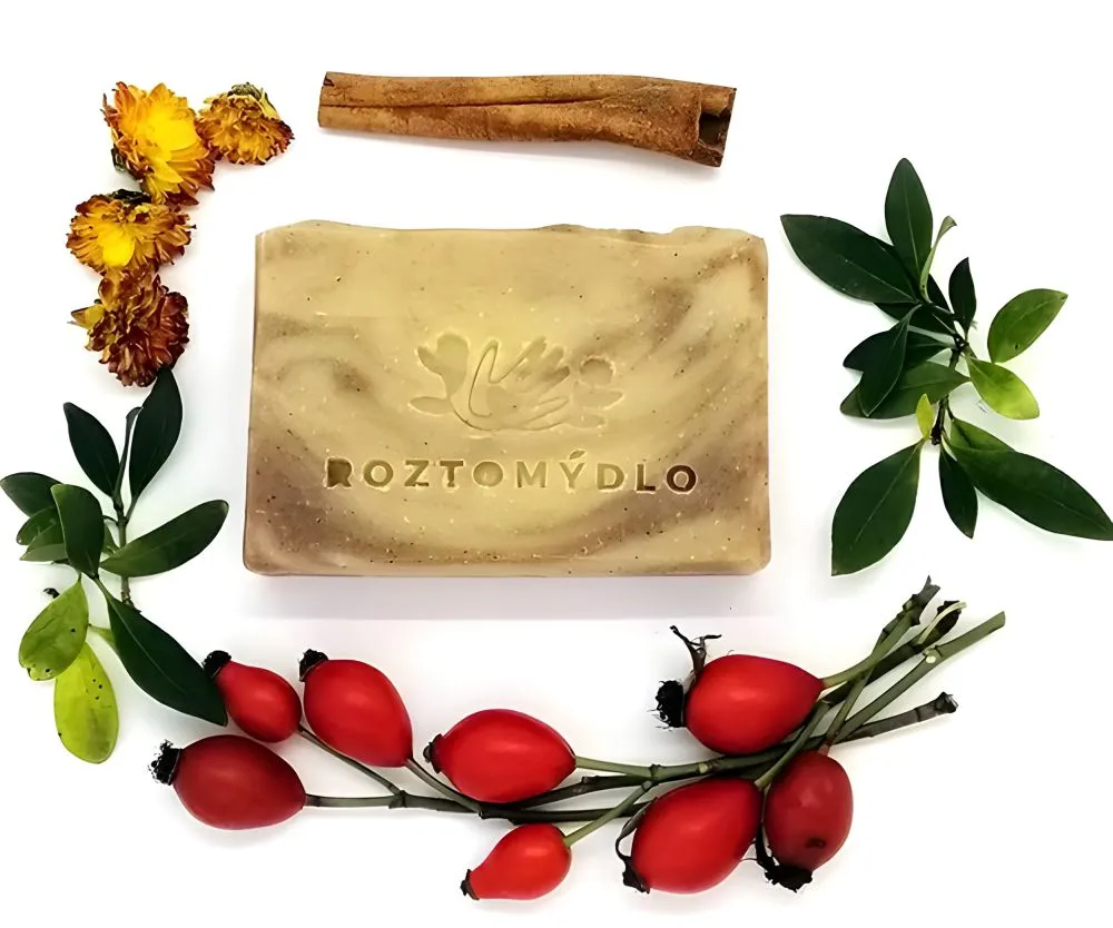 Roztomýdlo mydlo s škoricou a bambuckým maslom, 55 g