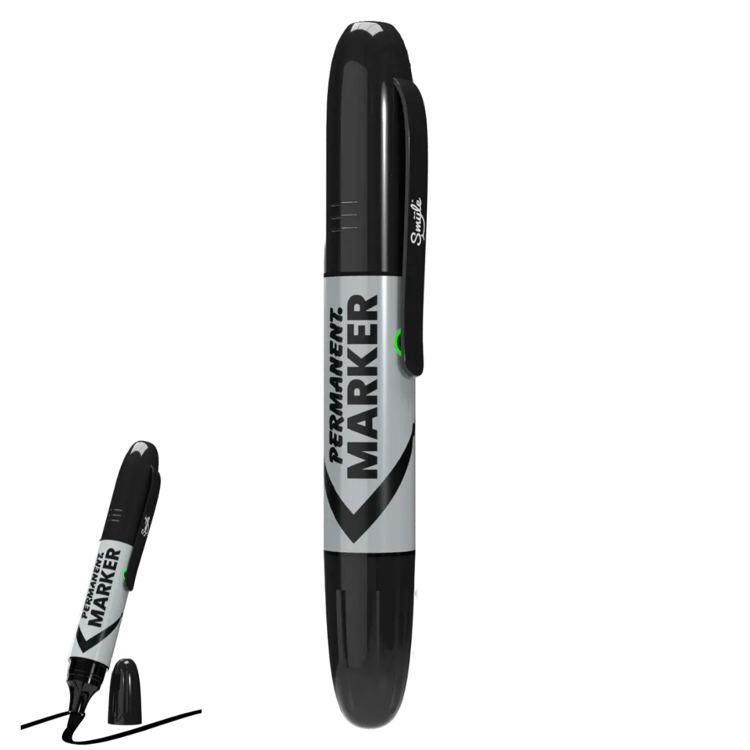 Smyle Labs Penjamin – 510 baterie pro cartridge ve stylu permanentního fixu Stříbrná