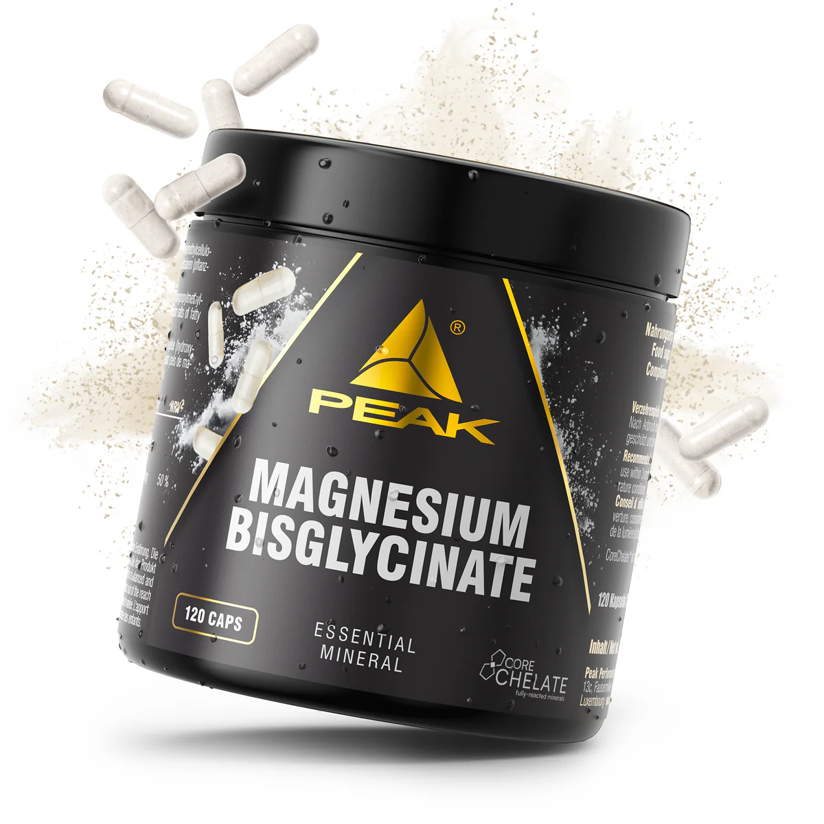 Peak kapsule magnezijeva bisglicinata 120 x 1000 mg