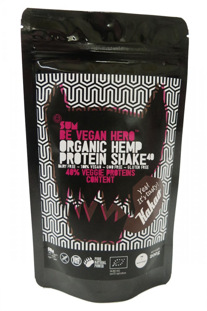 SUM Hanfproteinshake Be Vegan Hero Kakao, 500 g