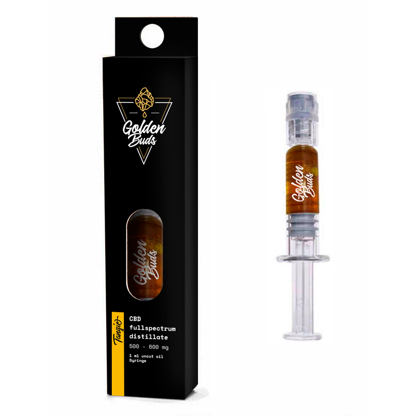 Golden Buds CBD-concentraat Tangie in spuit, 60%, 1 ml, 600 mg