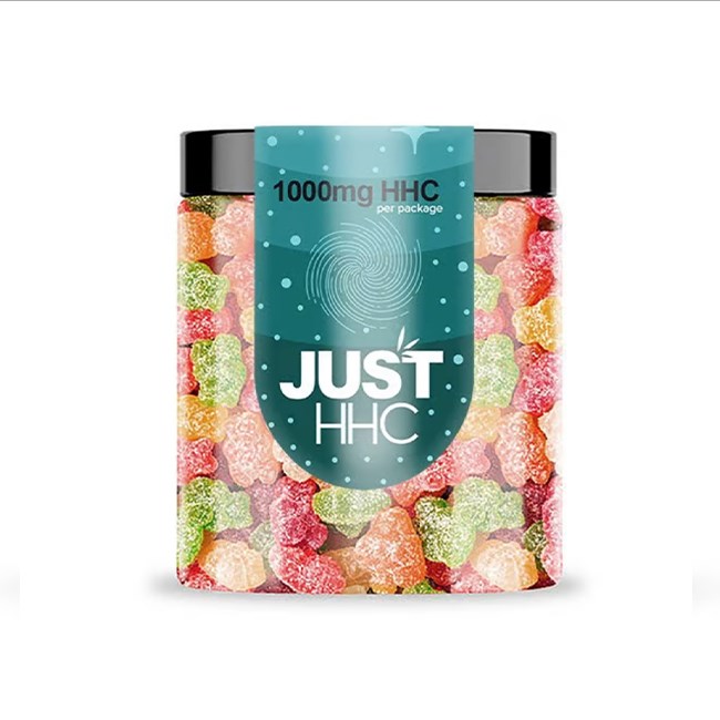 JustHHC Gummies Zure Beren, 250 mg - 1000 mg HHC