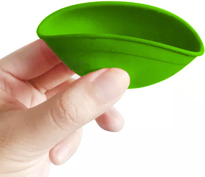 Best Buds Silikónová miska na miešanie 7 cm, zelená s čiernym logom