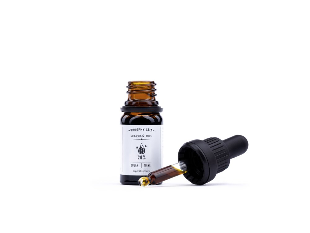 Konopný Táta CBD-hennep olie- 20%, 10 ml, 2000 mg